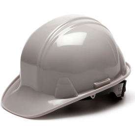 Gray Cap Style 4 Point Ratchet Suspension Hard Hat