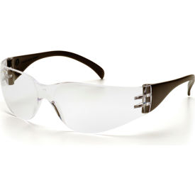 Intruder™ Safety Glasses Clear Lens  Black Temples