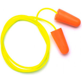 Pyramex Safety Products DP1001 Pyramex® Taper Fit Disposable Earplugs, Corded, NRR 31dB, DP1001, 100 Pairs/Box image.