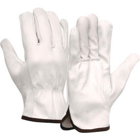 Pyramex Safety Products GL3001KL Select Grain Goatskin Driver Gloves, Unlined with Keystone Thumb, Size Large image.