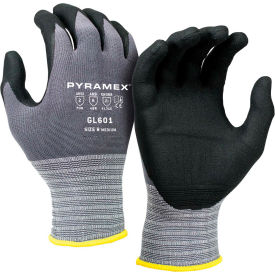 Pyramex Safety Products GL601L Nitrile Micro-Foam Dipped Glove, Size Large, GL601 Series image.