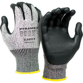 Pyramex Safety Products GL602C3L Nitrile Micro-Foam Dipped Glove, Size Large, GL602 Series image.