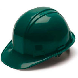 Pyramex Safety Products HP14035 Green Cap Style 4 Point Snap Lock Suspension Hard Hat image.