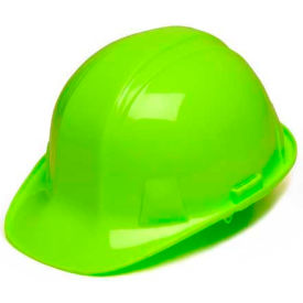 Pyramex Safety Products HP14131 Hi Vis Green Cap Style 4 Point Ratchet Hard Hat image.