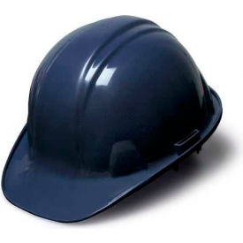 Pyramex Safety Products HP14165 Dark Blue Cap Style 4 Point Ratchet Suspension Hard Hat image.