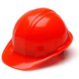 Pyramex Safety Products HP16141 Hi Vis Orange Cap Style 6 Point Ratchet Hard Hat image.
