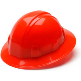 Pyramex Safety Products HP24141 Hi Vis Orange Full Brim Style 4 Point Ratchet Hard Hat image.