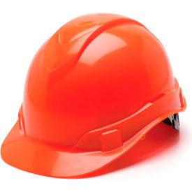 Ridgeline Cap Style Hard Hat, Hi-Vis Orange, 6-Point Ratchet Suspension - Pkg Qty 16