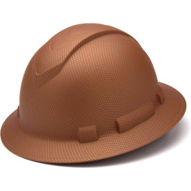 Pyramex Safety Products HP54118 Ridgeline Full Brim Hard Hat, Mate Copper Pattern, 4-Point Ratchet Suspension image.