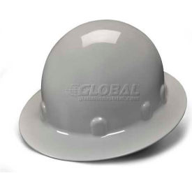 Pyramex Safety Products HPS24112 Gray Full Brim 4 Point Ratchet Sleek Shell Hard Hat image.