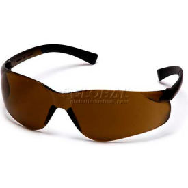 Pyramex Safety Products S2515S Ztek® Safety Glasses Coffee Lens , Coffee Frame image.