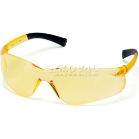 Pyramex Safety Products S2530S Ztek® Safety Glasses Amber Lens , Amber Frame image.