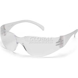 Pyramex Safety Products S4110S Intruder™ Safety Glasses Clear Lens , Clear Frame image.