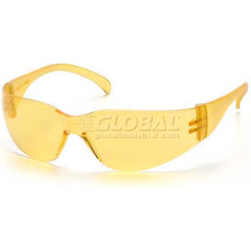 Pyramex Safety Products S4130S Intruder™ Safety Glasses Amber Lens , Amber Frame image.