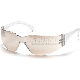 Pyramex Safety Products S4180S Intruder™ Safety Glasses Io Mirror Lens , Io Mirror Frame image.
