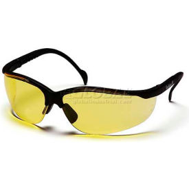 Pyramex Safety Products SB1830S Venture Ii® Safety Glasses Amber Lens , Black Frame image.