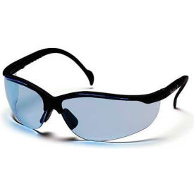 Pyramex Safety Products SB1860S Venture Ii® Safety Glasses Infinity Blue Lens , Black Frame image.