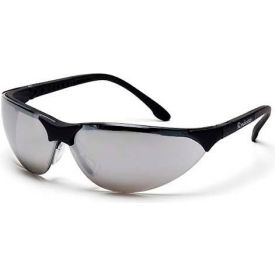 Pyramex Safety Products SB2870S Rendezvous® Safety Glasses Silver Mirror Lens , Black Frame image.