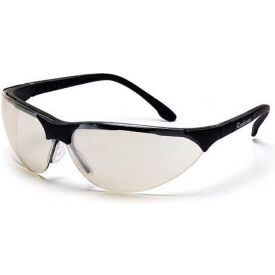 Pyramex Safety Products SB2880S Rendezvous® Safety Glasses Io Mirror Lens , Black Frame image.