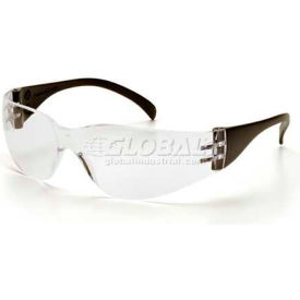 Pyramex Safety Products SB4110S Intruder™ Safety Glasses Clear Lens , Black Temples image.