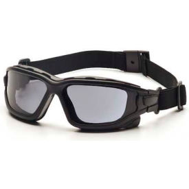 Pyramex Safety Products SB7020SDT I-Force™ Safety Glasses Gray Anti-Fog Lens , Black Temples/Strap image.