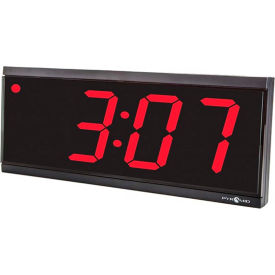 Pyramid Technologies DIG-4B Pyramid DIG-4B Independent LED Digital Clock with 6 Cord - 4-Digit, 4" Numerals image.