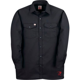CODET NEWPORT CORP 147-T-BLK-XL Big Bill Premium Long-Sleeve Button Down Work Shirt, XL Tall, Black image.