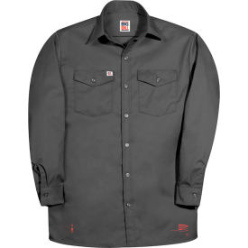CODET NEWPORT CORP 147-T-CHA-XL Big Bill Premium Long-Sleeve Button Down Work Shirt, XL Tall, Gray image.