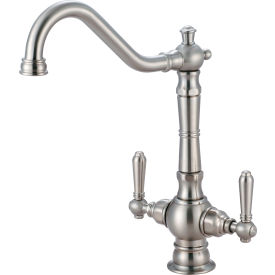 PIONEER INDUSTRIES INC 2AM400-BN Pioneer Americana 2AM400-BN Two Handle Kitchen Faucet PVD Brushed Nickel image.
