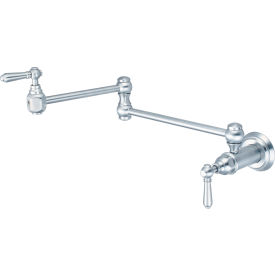 PIONEER INDUSTRIES INC 2AM600-SS Pioneer Americana 2AM600-SS Wall Mount Pot Filler PVD Stainless Steel image.