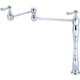 PIONEER INDUSTRIES INC 2AM700 Pioneer Americana 2AM700 Deck Mount Pot Filler Polished Chrome image.