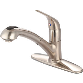 PIONEER INDUSTRIES INC 2LG220-BN Pioneer Legacy 2LG220-BN Single Lever Pull-Out Kitchen Faucet PVD Brushed Nickel image.