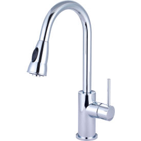 PIONEER INDUSTRIES INC 2MT250 Pioneer Motegi 2MT250 Single Lever Pull-Down Kitchen Faucet Polished Chrome image.