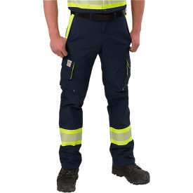 CODET NEWPORT CORP 3234HVT-30-NAY-28 Big Bill High Visibility Ripstop Cargo Pants 28W x 30L, Navy image.