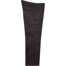 Big Bill 6 Pocket Cargo Pants, Heavy-Duty Twill, 32W x Unhemmed, Black