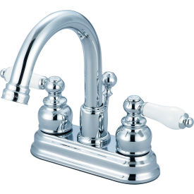 PIONEER INDUSTRIES INC 3BR310 Pioneer Brentwood 3BR310 Two Handle Bathroom Faucet with Pop-Up Polished Chrome image.