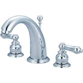 PIONEER INDUSTRIES INC 3BR400 Pioneer Brentwood 3BR400 Two Handle Bathroom Widespread Faucet with Pop-Up Polished Chrome image.