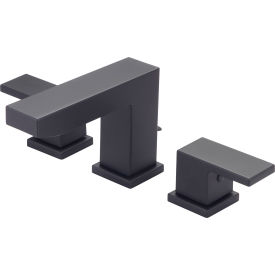 PIONEER INDUSTRIES INC 3MO200-MB Pioneer Mod 3MO200-MB Two Handle Bathroom Widespread Faucet with Pop-Up Matte Black image.