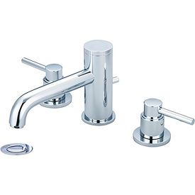 PIONEER INDUSTRIES INC 3MT500 Pioneer Motegi 3MT500 Two Handle Bathroom Widespread Faucet with Brass Pop-Up Polished Chrome image.