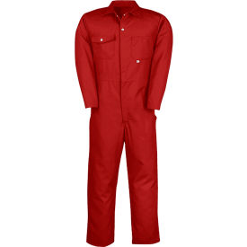 CODET NEWPORT CORP 429/OS-R-RED-50 Big Bill Deluxe Work Coveralls, 50 Regular, Red image.