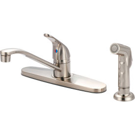 PIONEER INDUSTRIES INC K-4162-BN Olympia Elite K-4162-BN Single Lever Handle Kitchen Faucet with Spray PVD Brushed Nickel image.