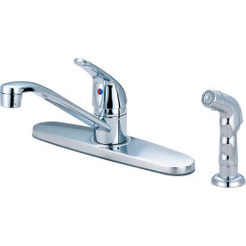 PIONEER INDUSTRIES INC K-4162 Olympia Elite K-4162 Single Lever Handle Kitchen Faucet with Spray Polished Chrome image.