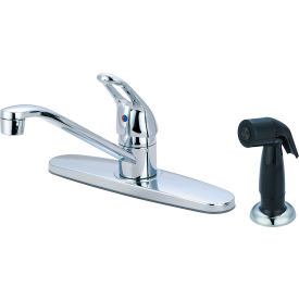 PIONEER INDUSTRIES INC K-4171 Olympia Elite K-4171 Single Loop Handle Kitchen Faucet with Spray Polished Chrome image.