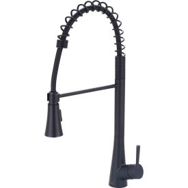 PIONEER INDUSTRIES INC K-5010-MB Olympia i2 K-5010-MB Single Lever Pre-Rinse Spring Pull-Down Kitchen Faucet Matte Black image.