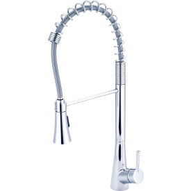 PIONEER INDUSTRIES INC K-5010 Olympia i2 K-5010 Single Lever Pre-Rinse Spring Pull-Down Kitchen Faucet Polished Chrome image.