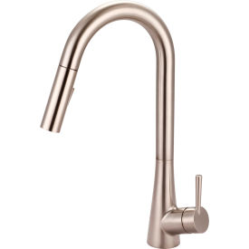 PIONEER INDUSTRIES INC K-5025-BN Olympia i2 K-5025-BN Single Lever Pull-Down Kitchen Faucet PVD Brushed Nickel image.