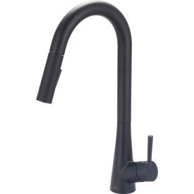 PIONEER INDUSTRIES INC K-5025-MB Olympia i2 K-5025-MB Single Lever Pull-Down Kitchen Faucet Matte Black image.