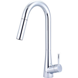 PIONEER INDUSTRIES INC K-5025 Olympia i2 K-5025 Single Lever Pull-Down Kitchen Faucet Polished Chrome image.