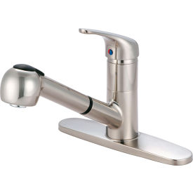 PIONEER INDUSTRIES INC K-5030-BN Olympia Elite K-5030-BN Single Handle Pull-Out Kitchen Faucet PVD Brushed Nickel image.