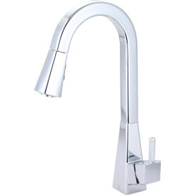 PIONEER INDUSTRIES INC K-5060 Olympia i3 K-5060 Single Lever Pull-Down Kitchen Faucet Polished Chrome image.